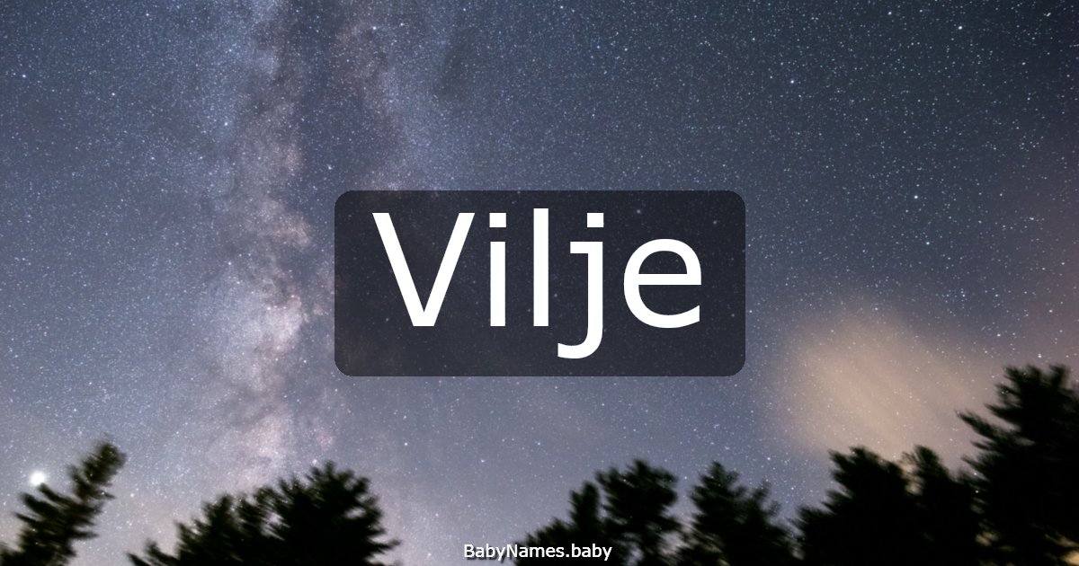 Vilje