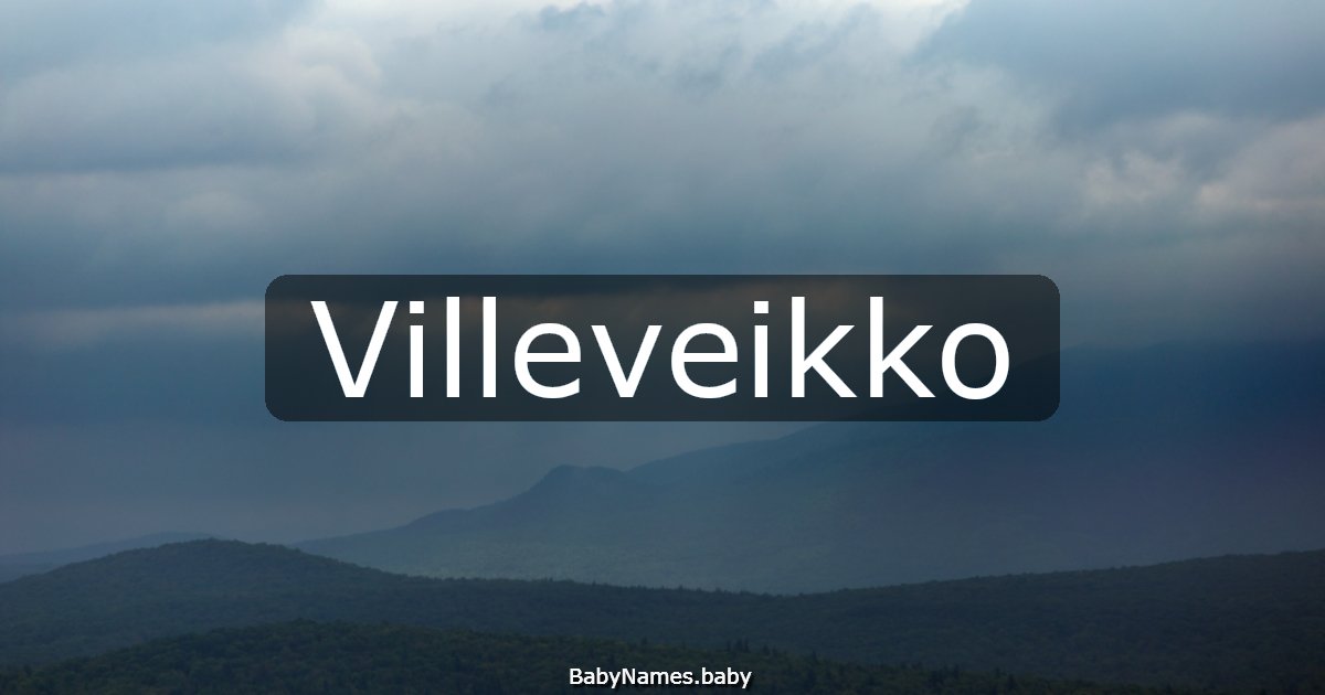 Villeveikko
