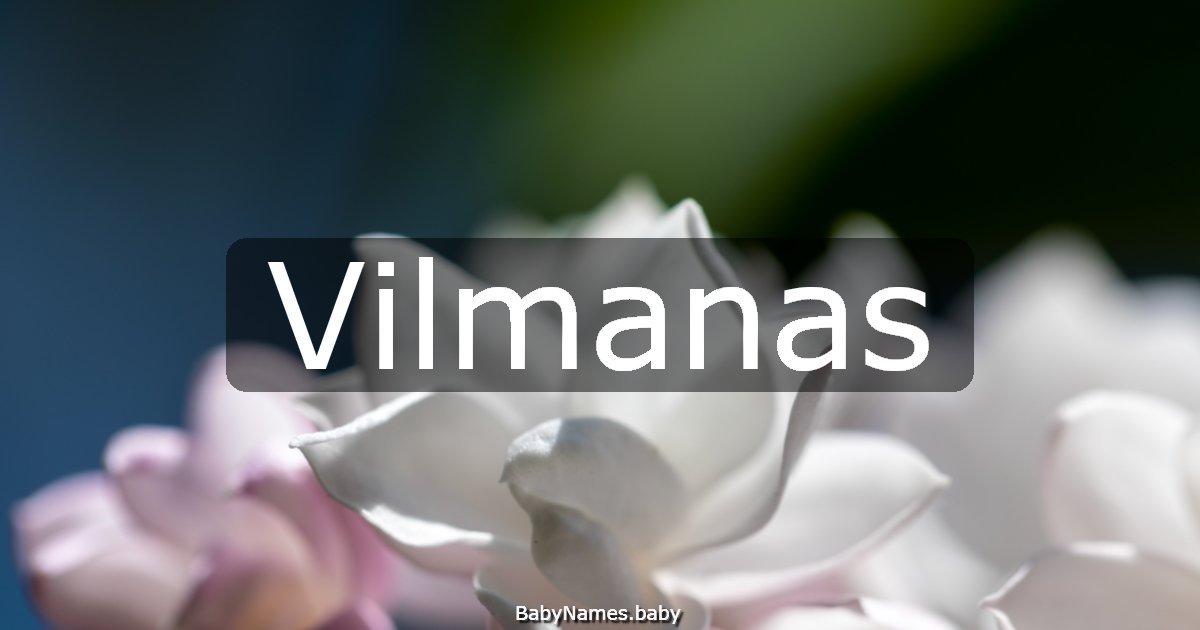 Vilmanas