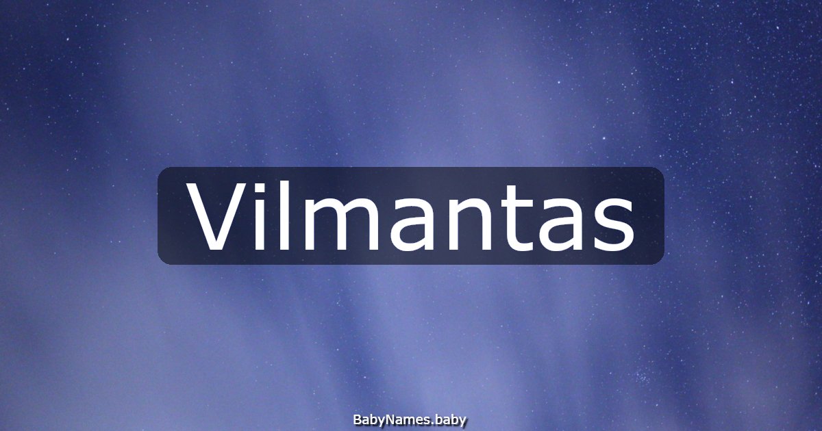 Vilmantas
