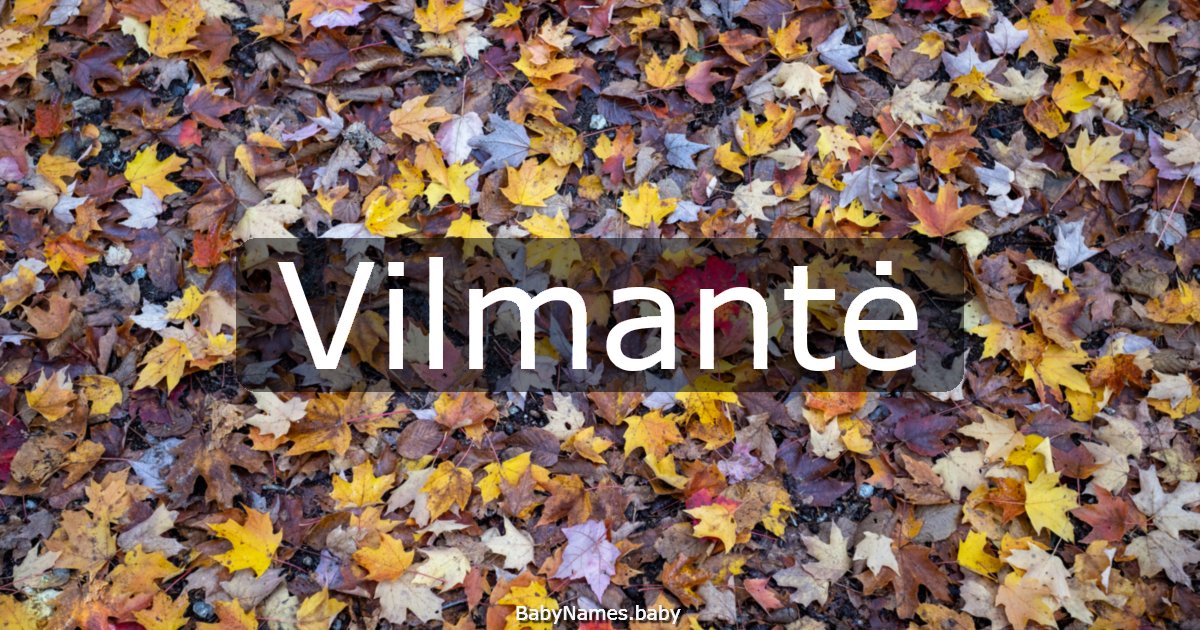 Vilmantė