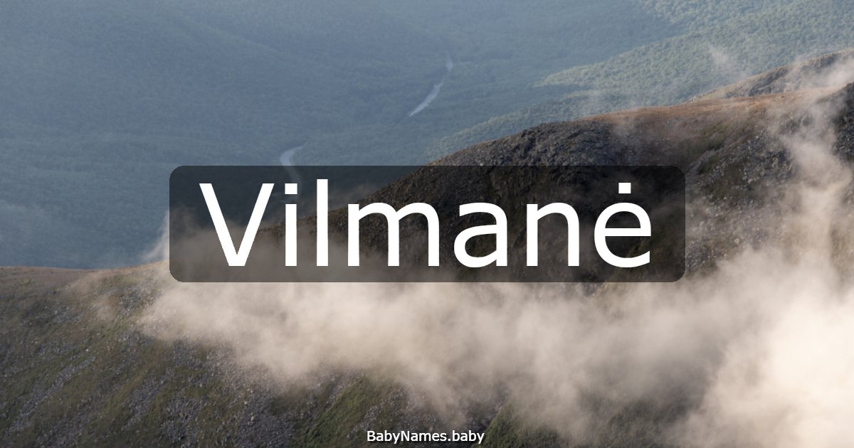 Vilmanė