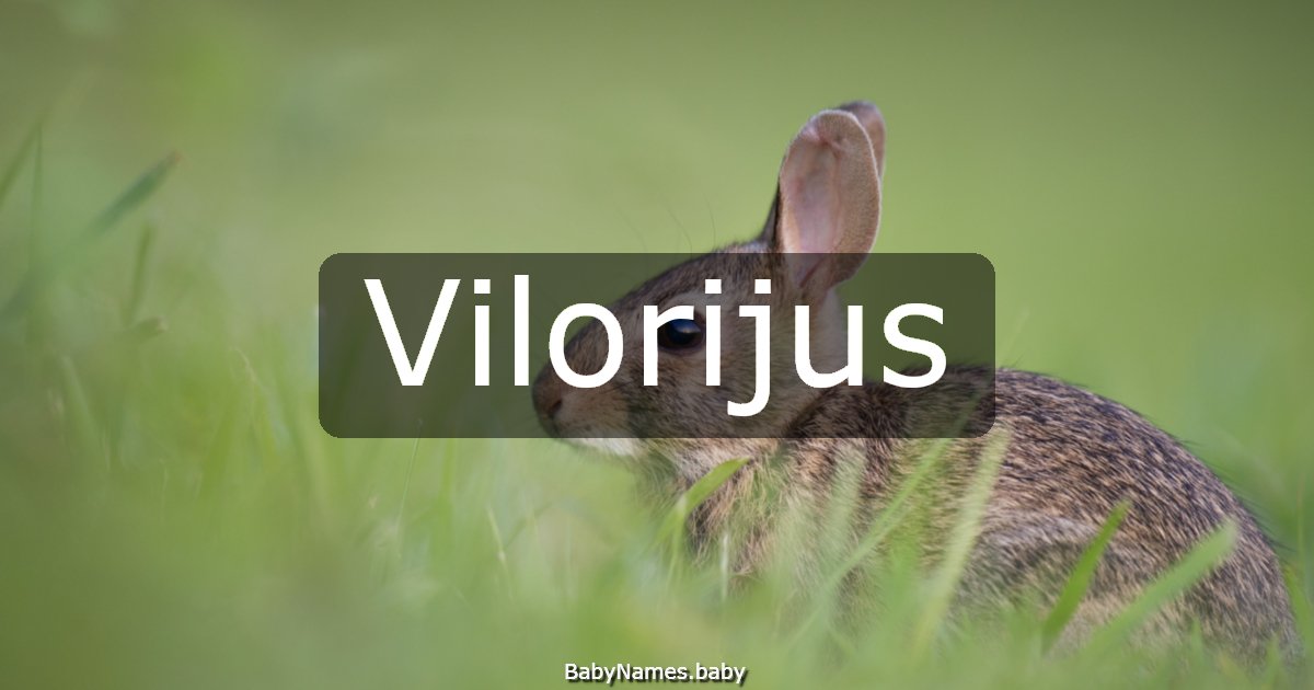 Vilorijus