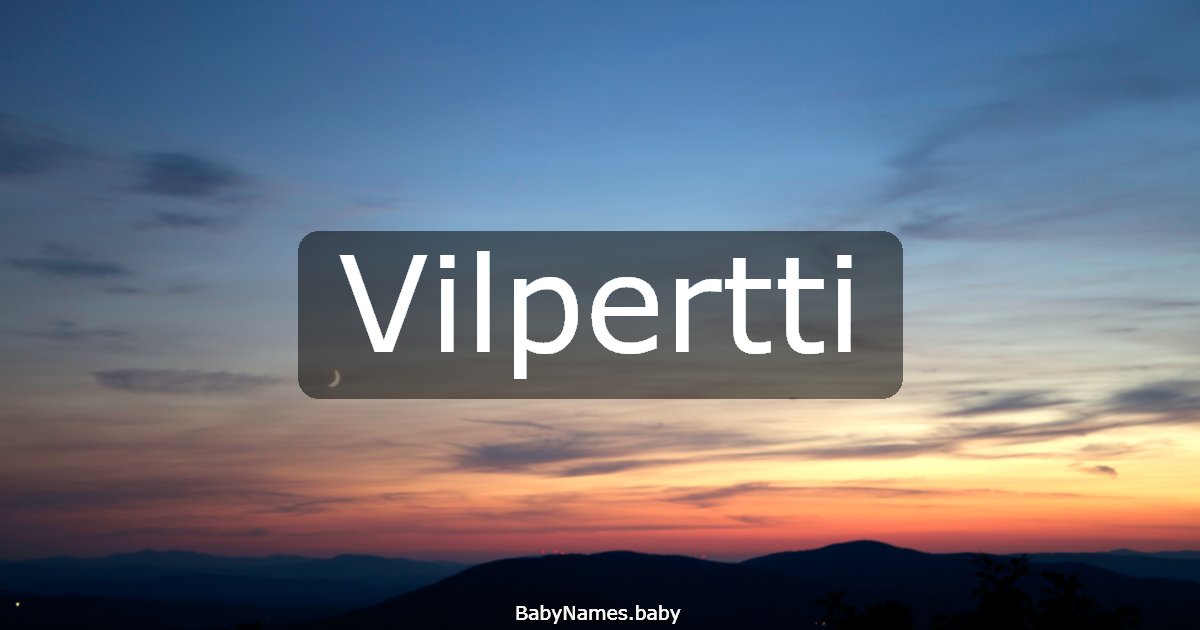 Vilpertti