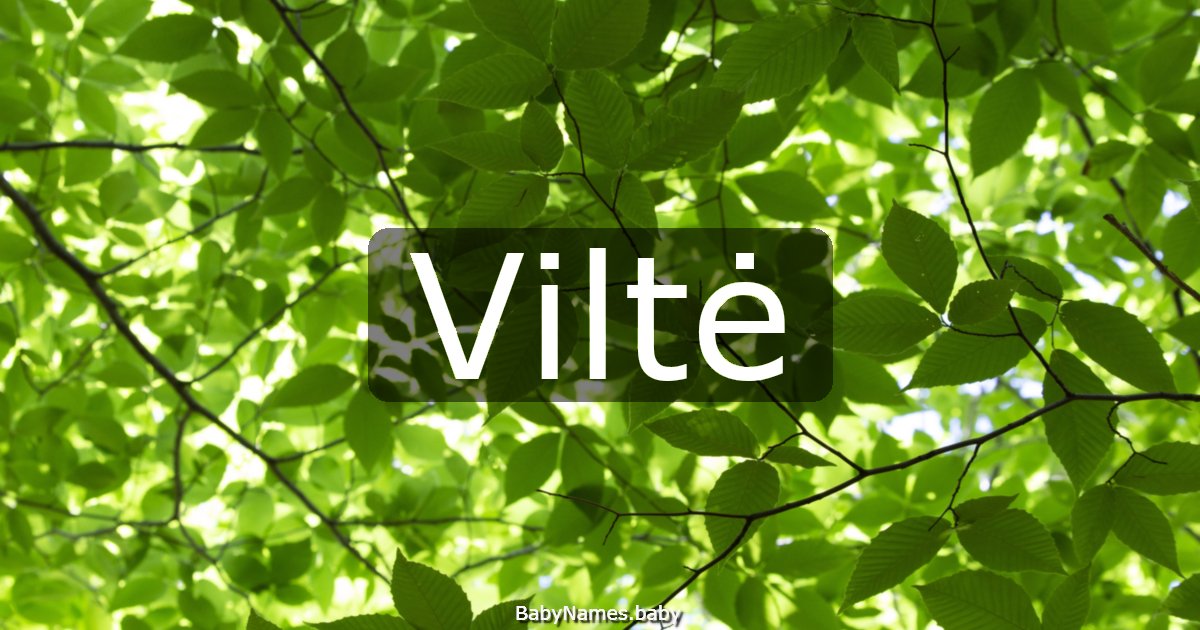 Viltė