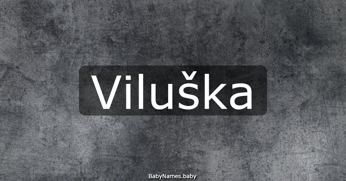 Viluška
