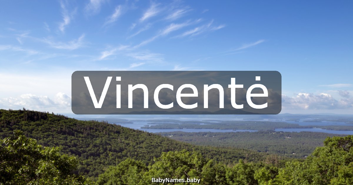 Vincentė