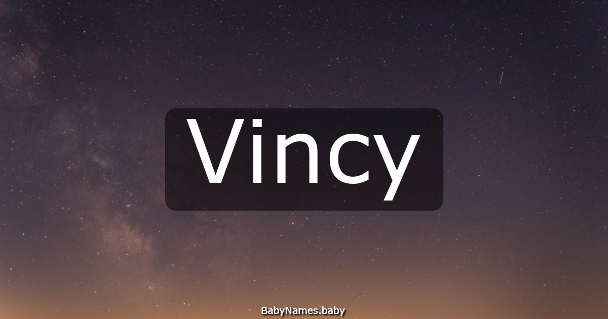 Vincy