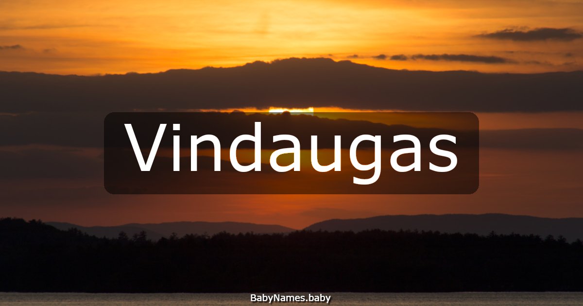 Vindaugas