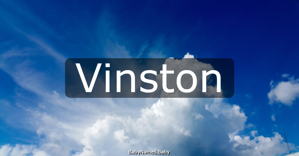 Vinston
