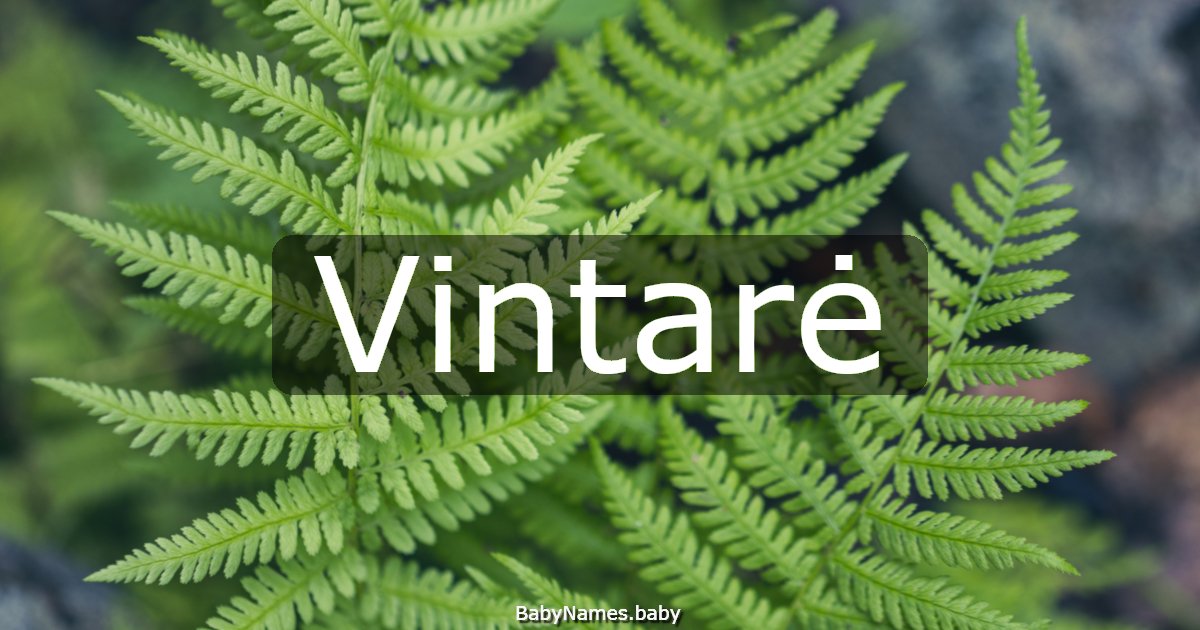 Vintarė