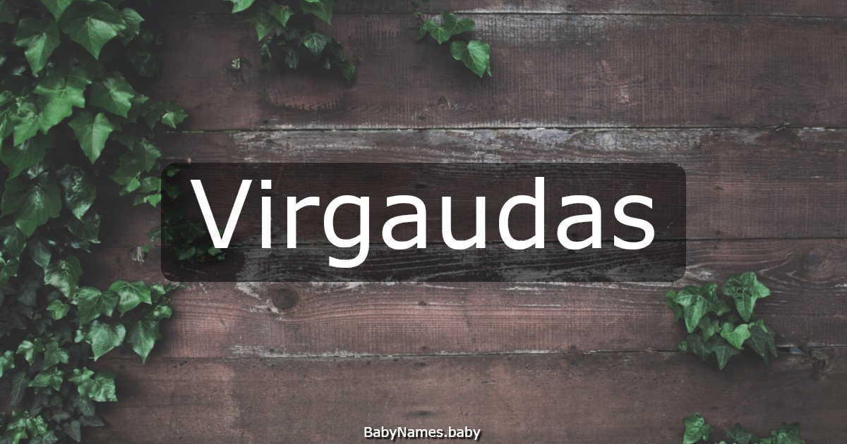 Virgaudas
