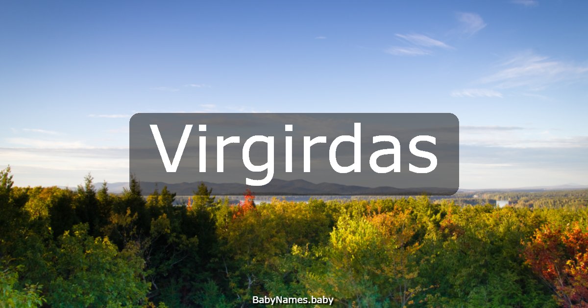 Virgirdas