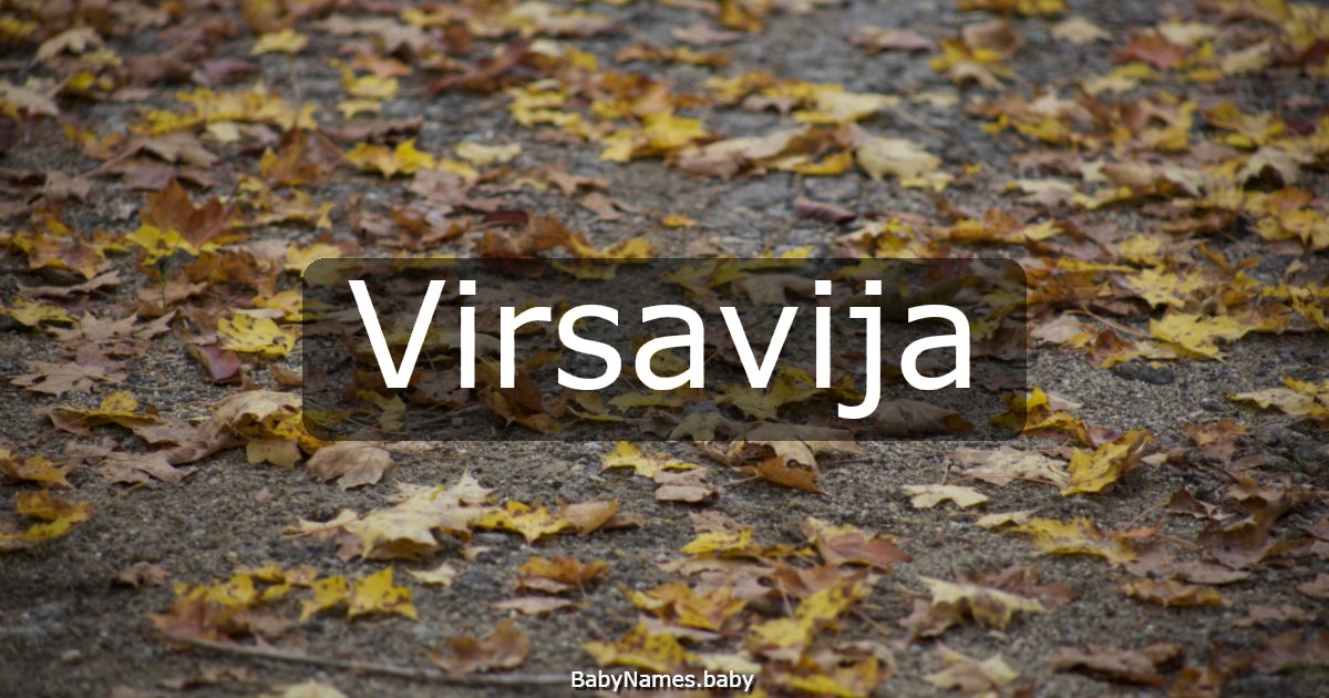 Virsavija