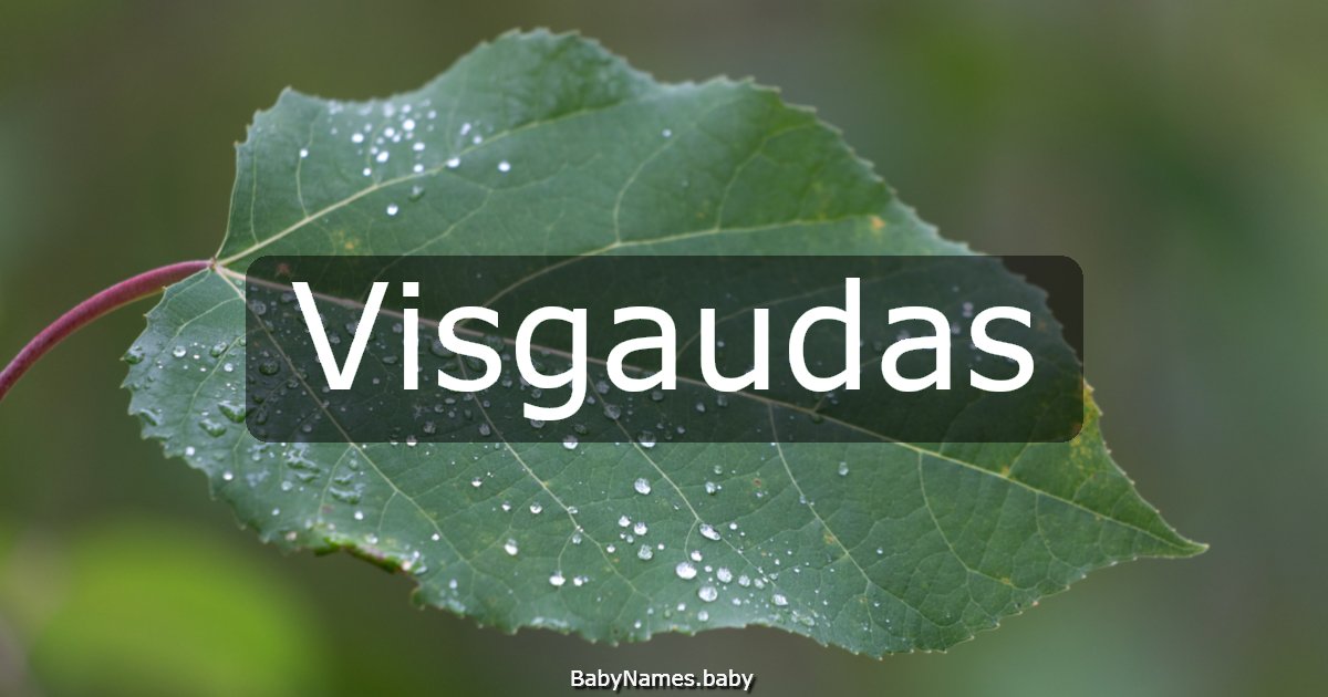 Visgaudas