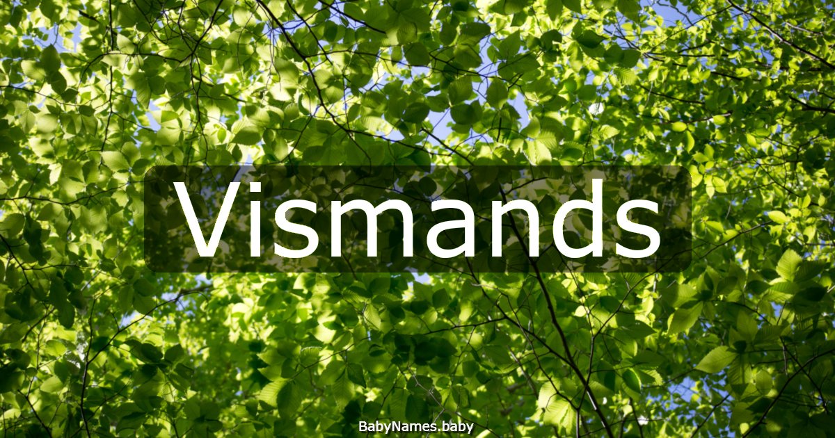 Vismands