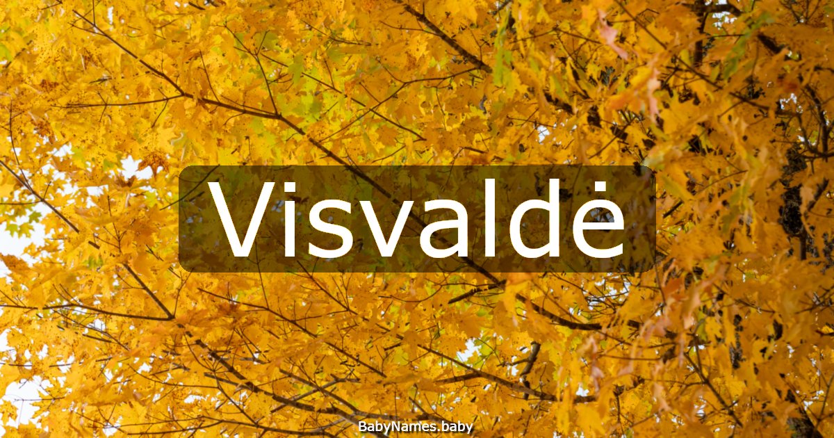 Visvaldė