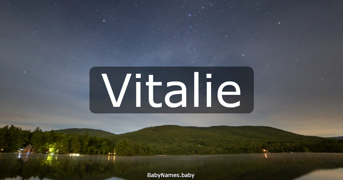 Vitalie