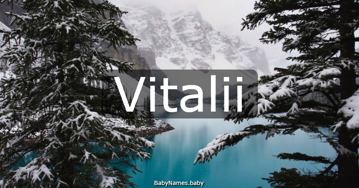 Vitalii