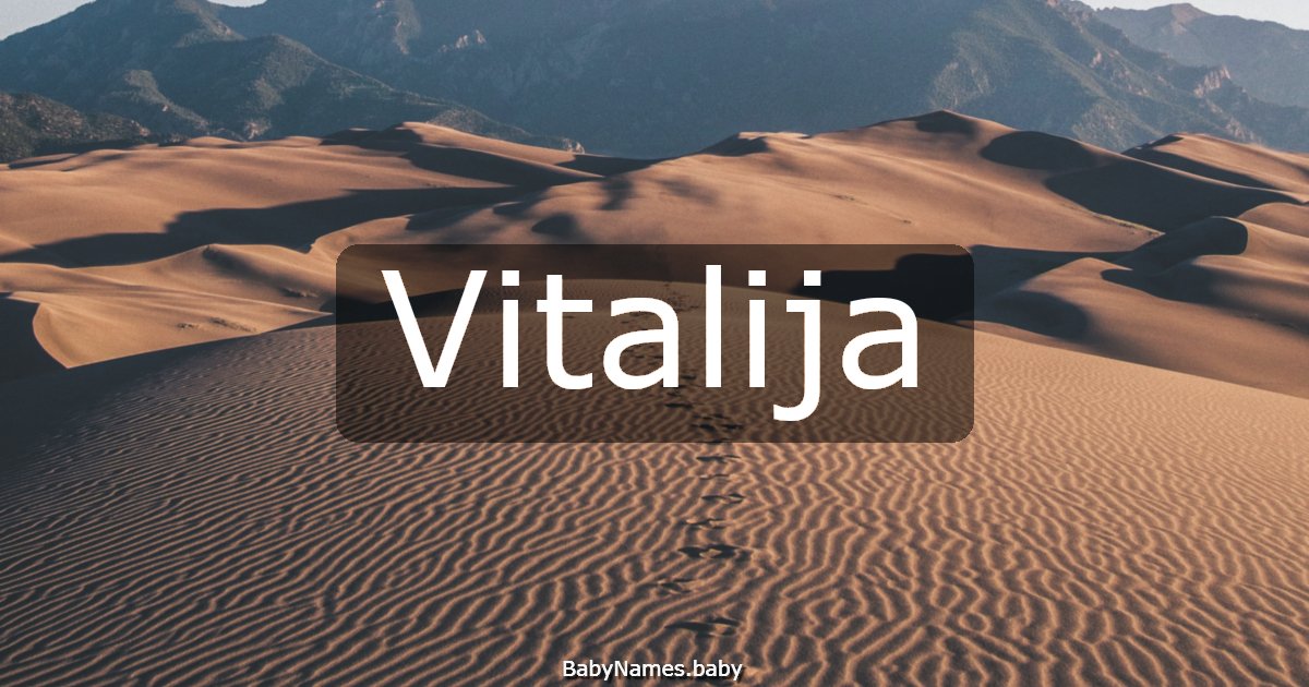 Vitalija