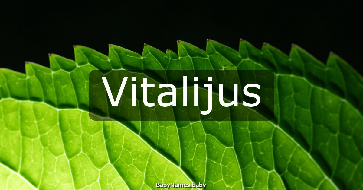 Vitalijus