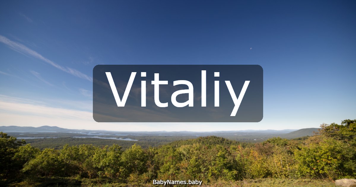 Vitaliy