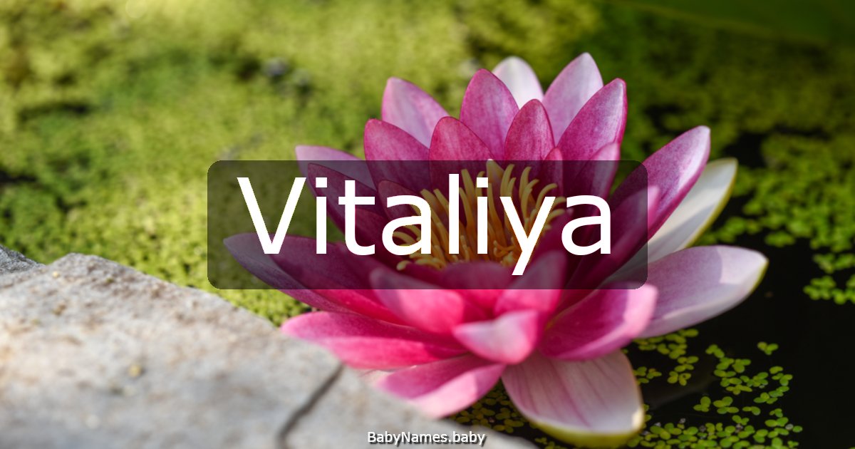 Vitaliya