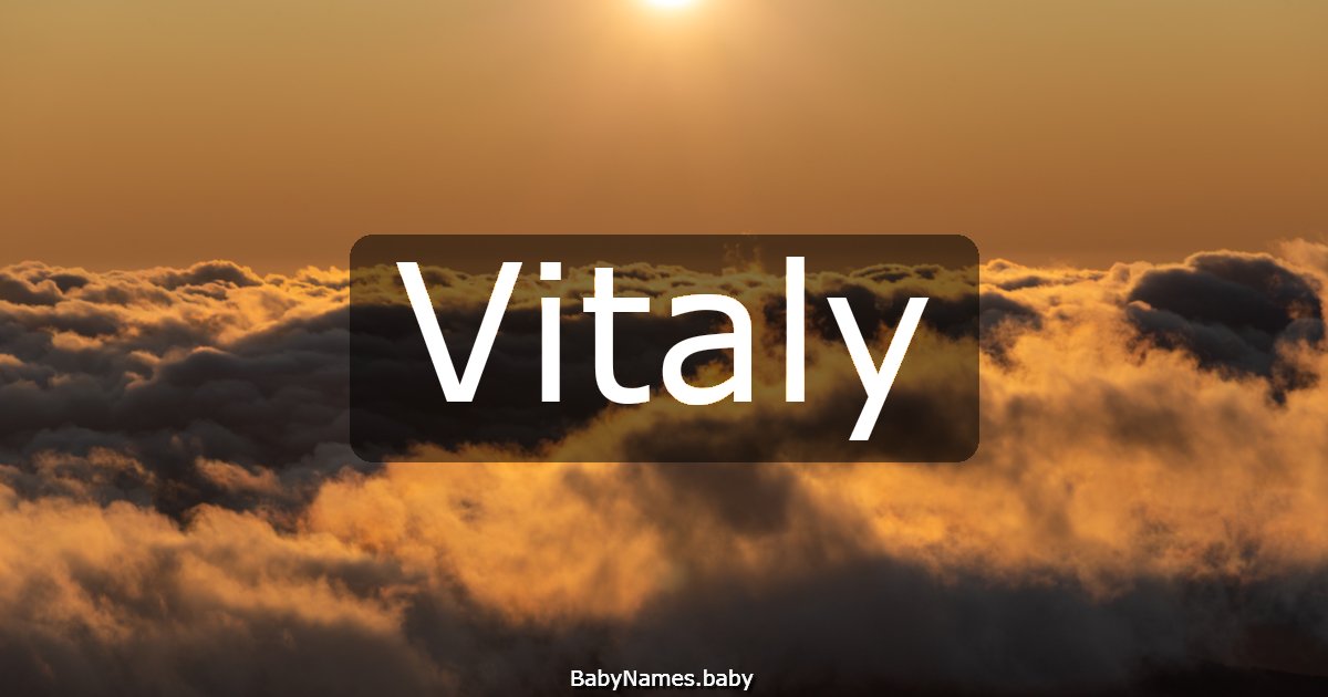 Vitaly