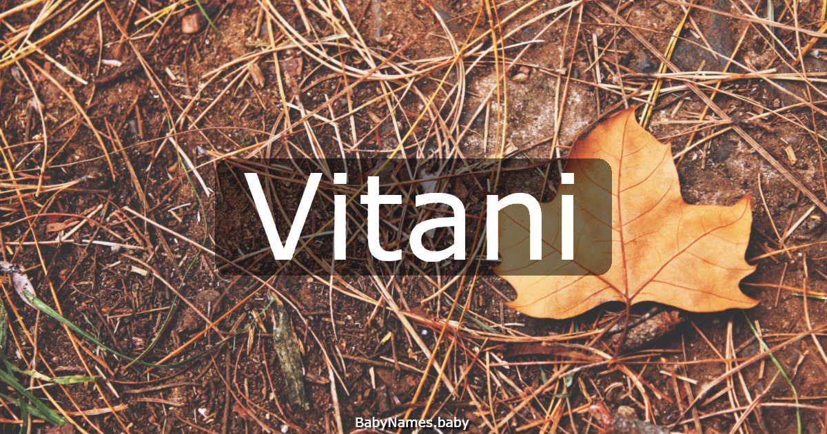 Vitani