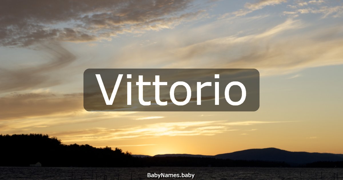 Vittorio