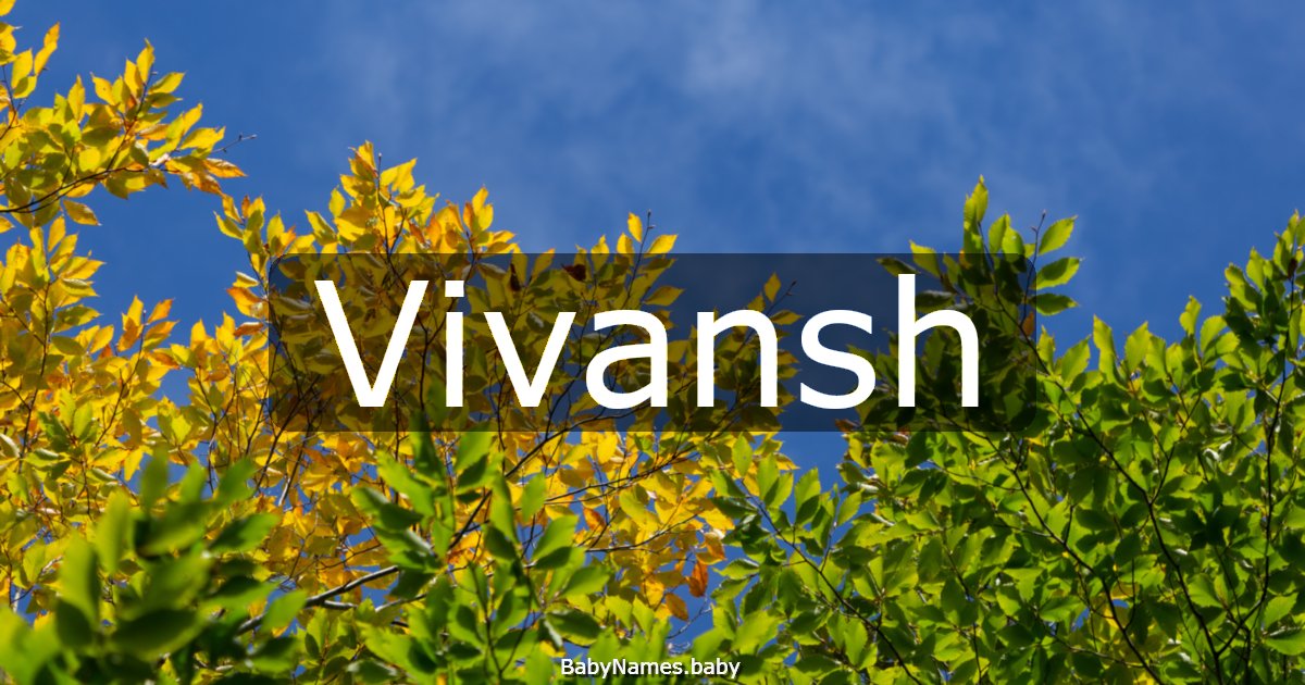 Vivansh