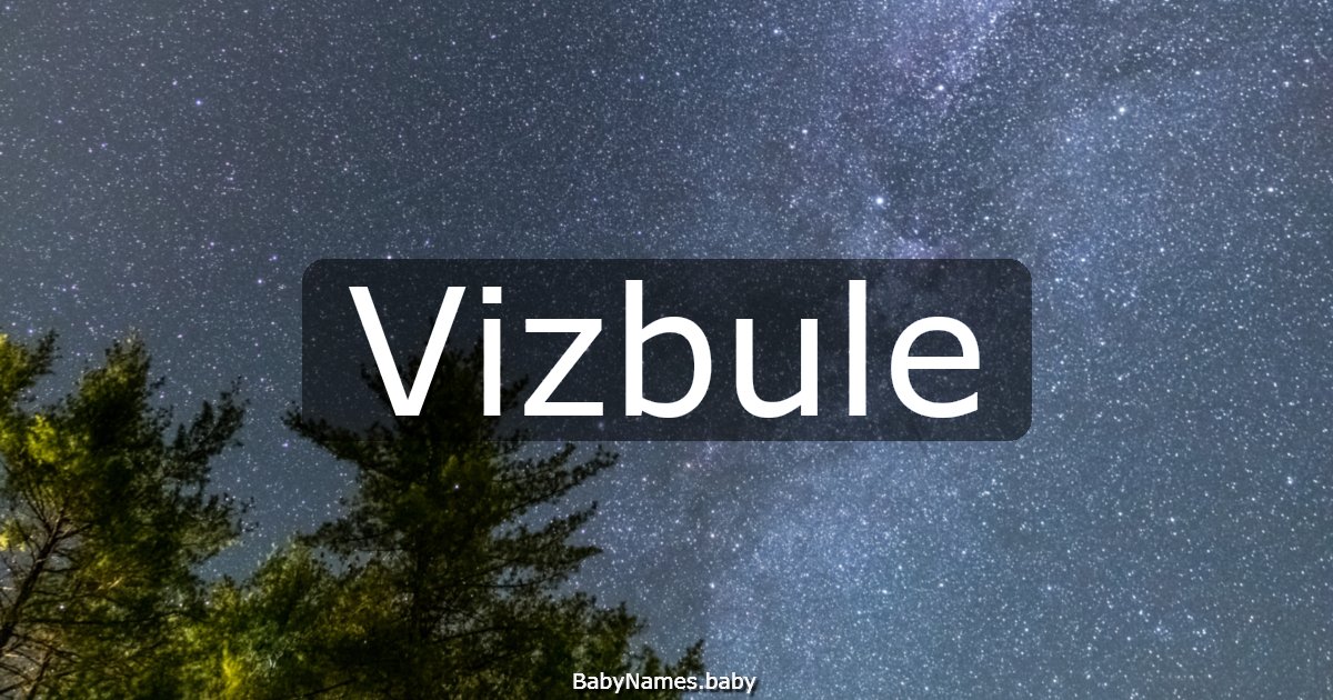 Vizbule
