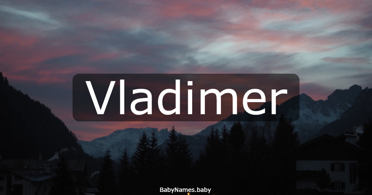 Vladimer