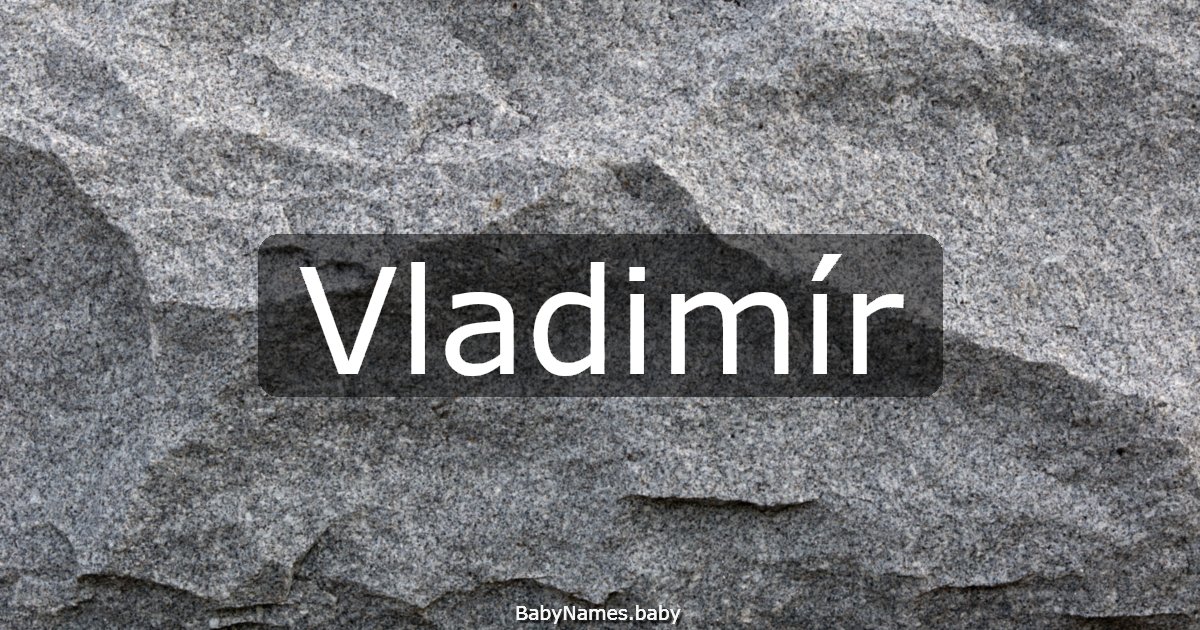 Vladimír