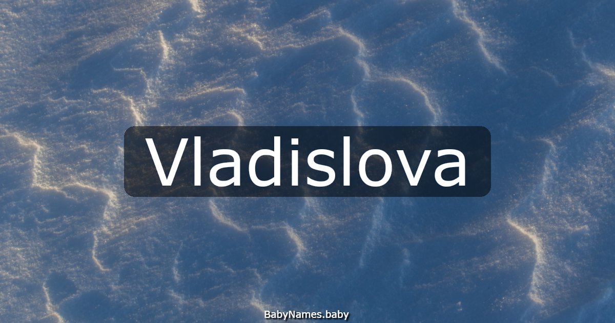 Vladislova