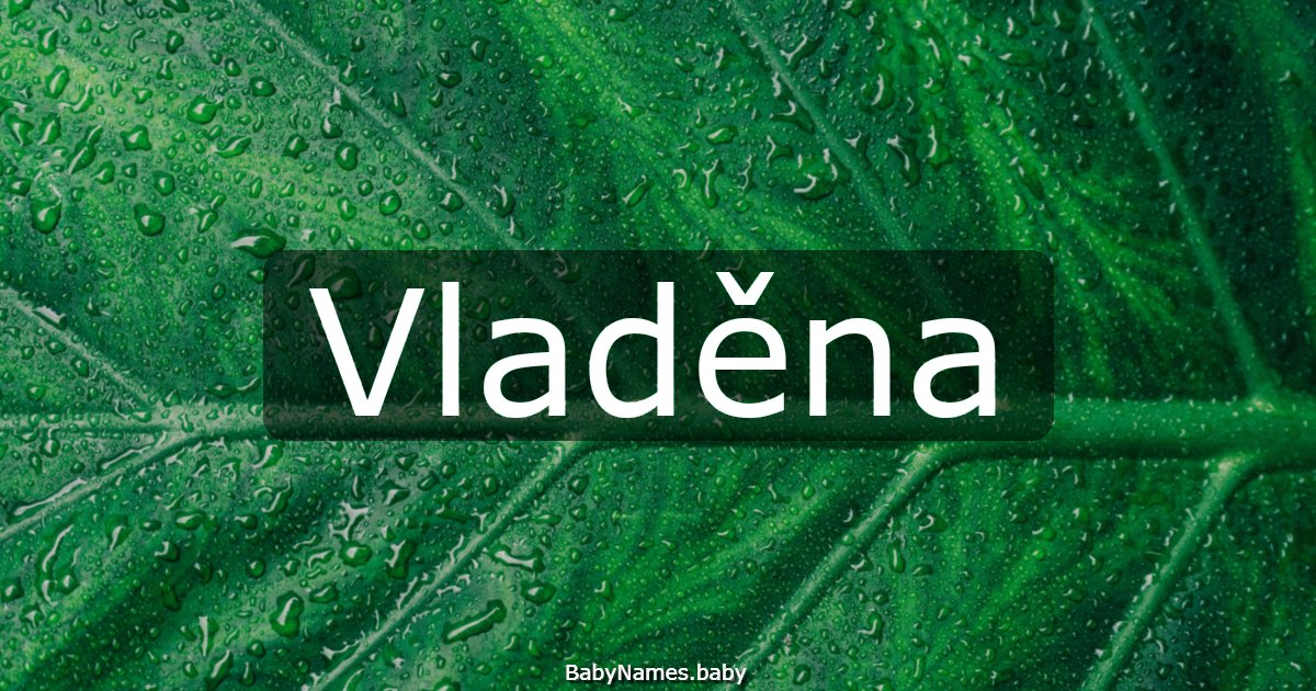 Vladěna