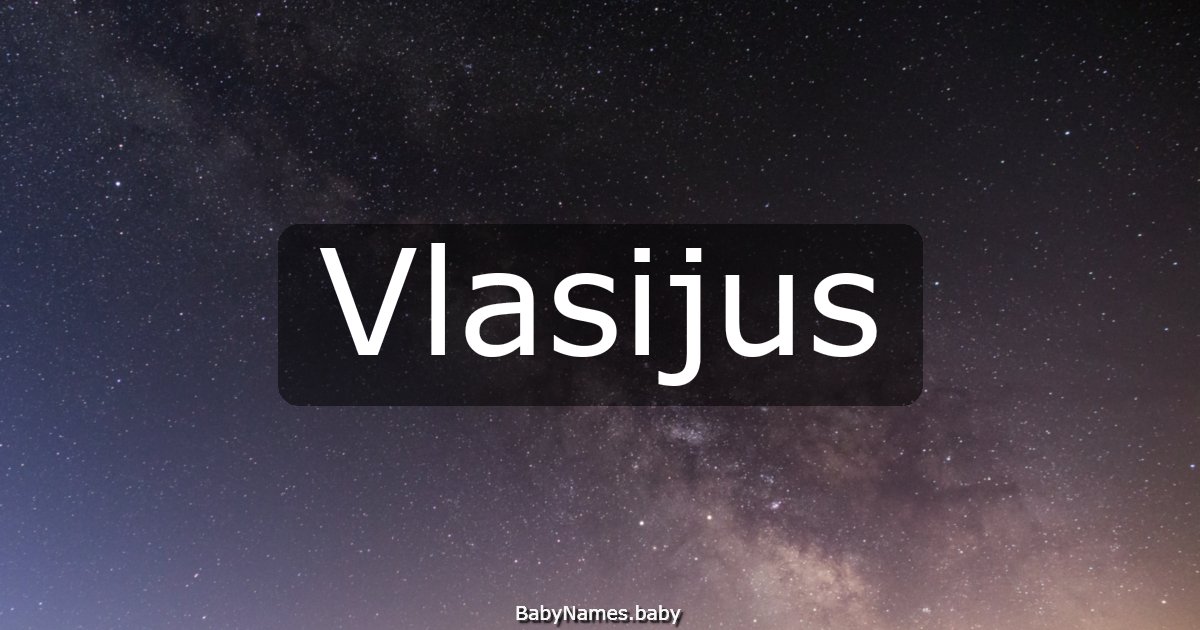 Vlasijus