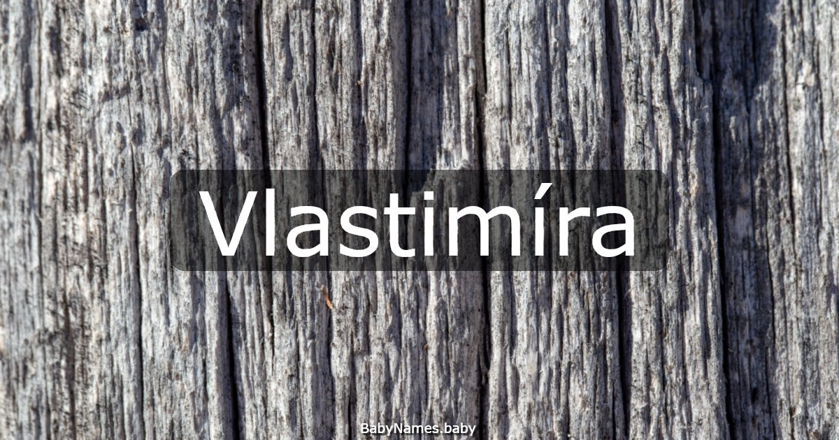 Vlastimíra
