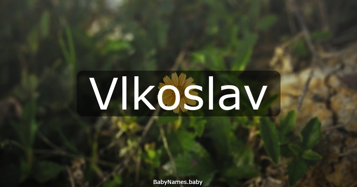 Vlkoslav