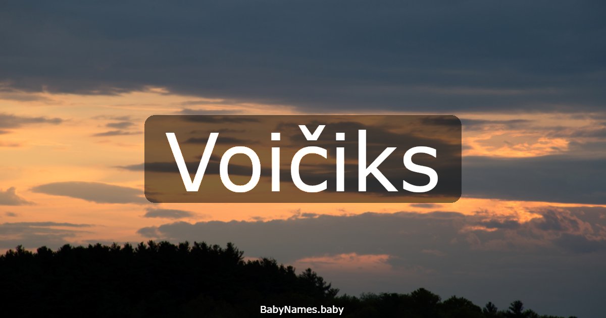Voičiks