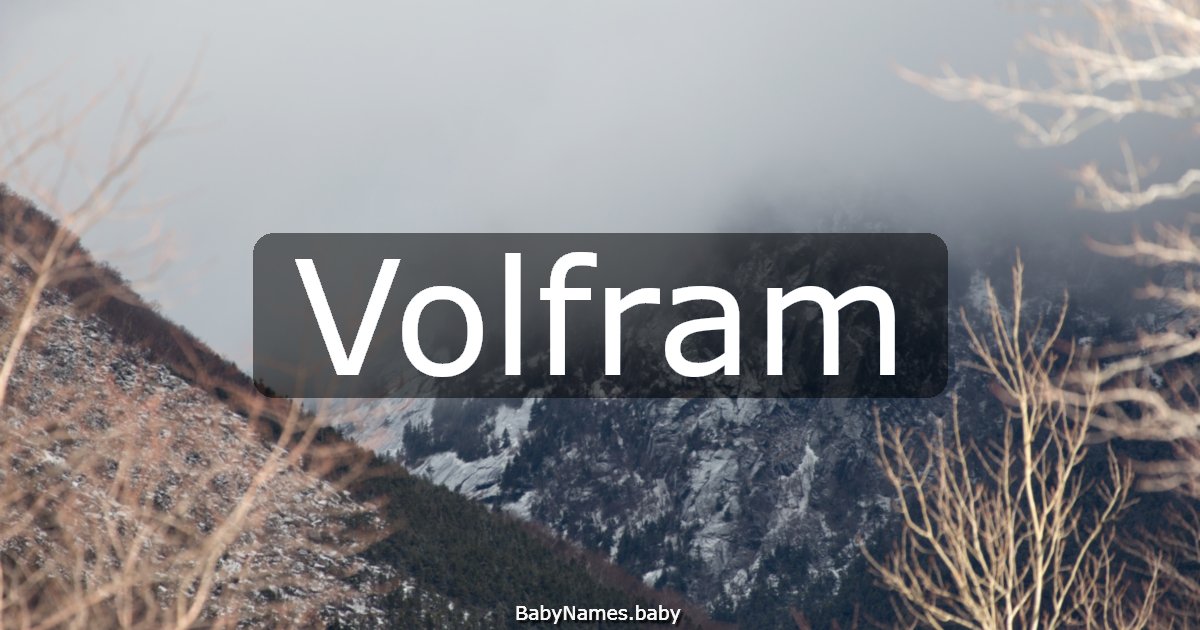 Volfram