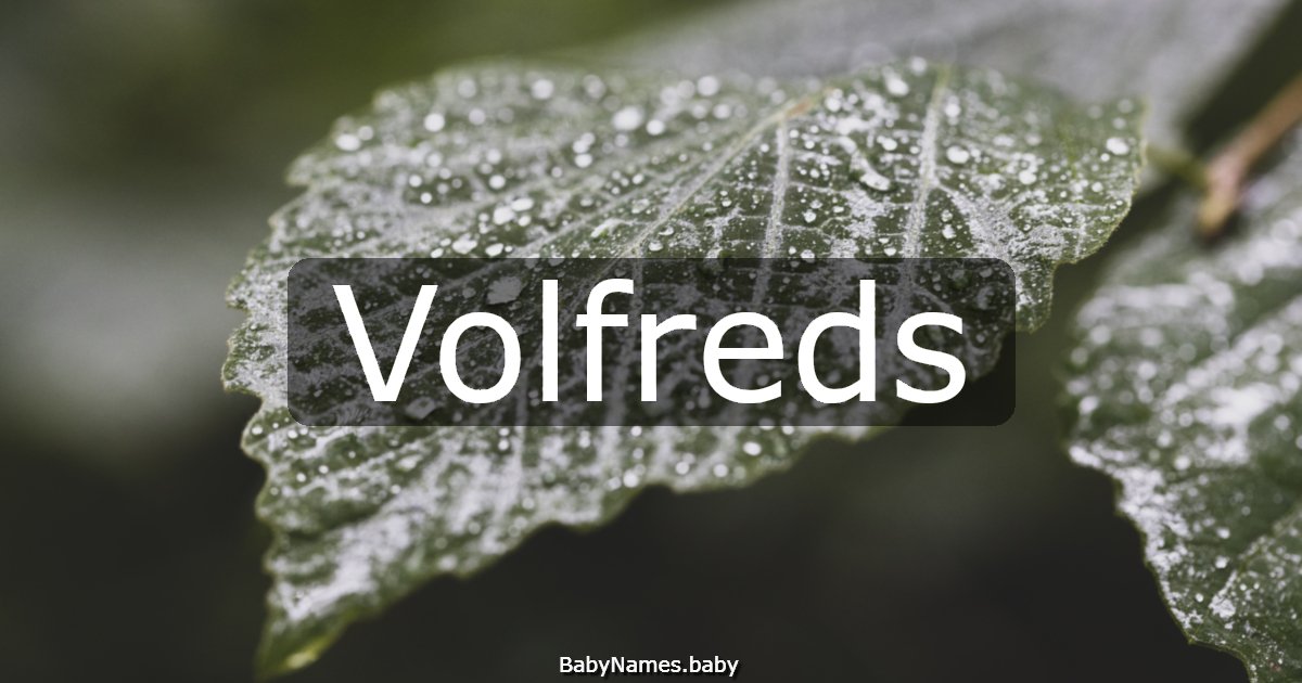 Volfreds