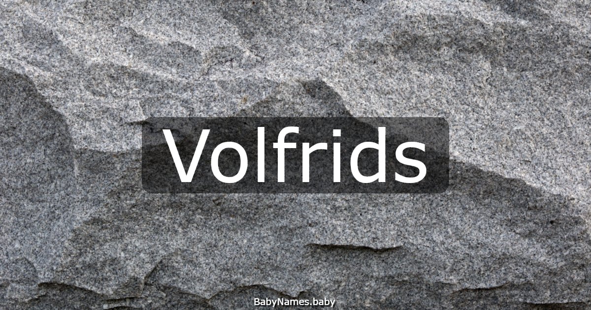 Volfrids