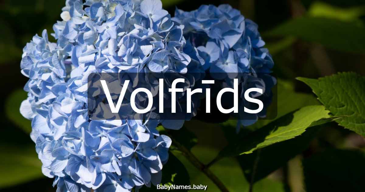 Volfrīds