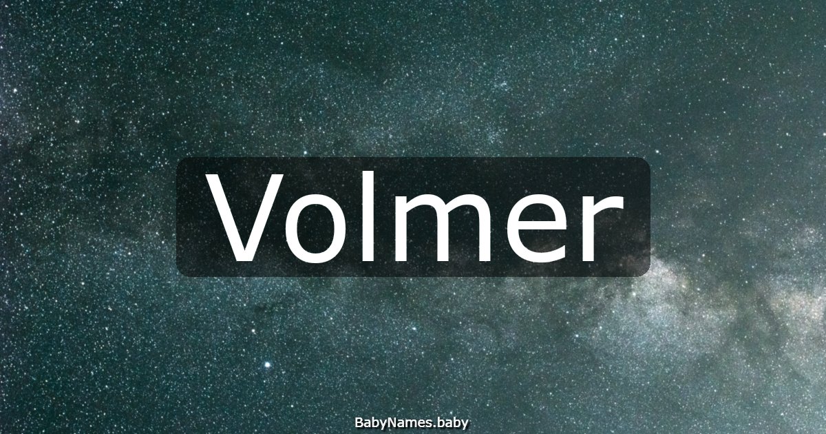 Volmer