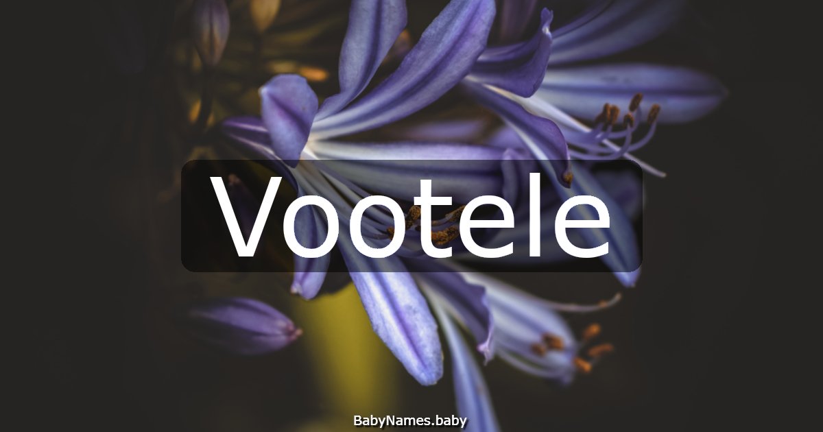 Vootele