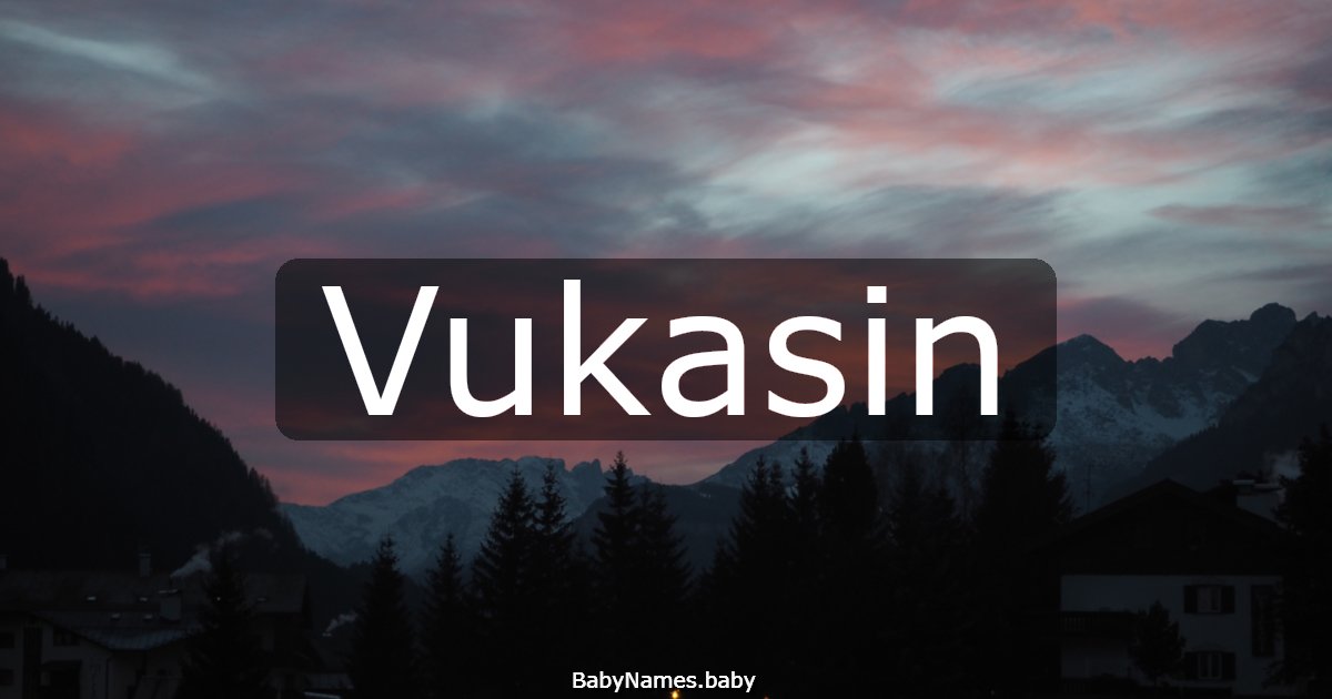Vukasin