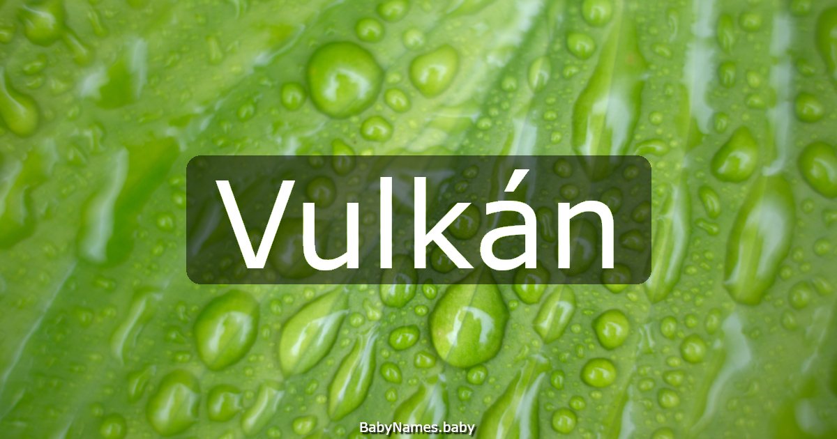 Vulkán