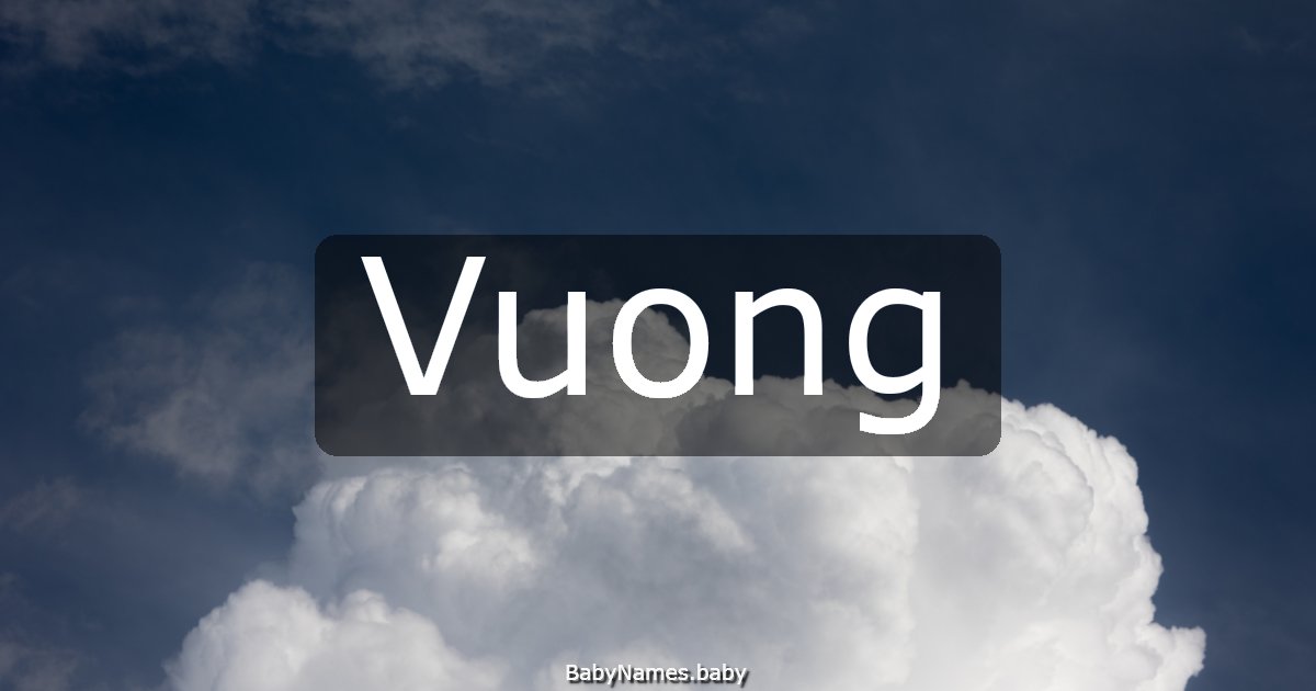 Vuong