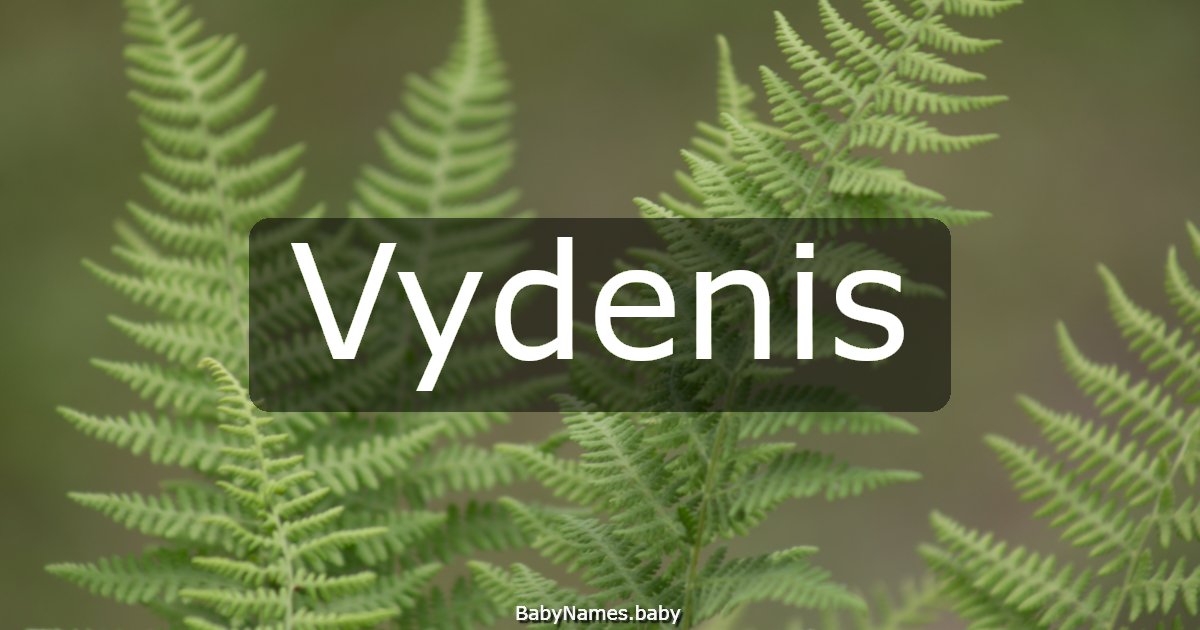 Vydenis